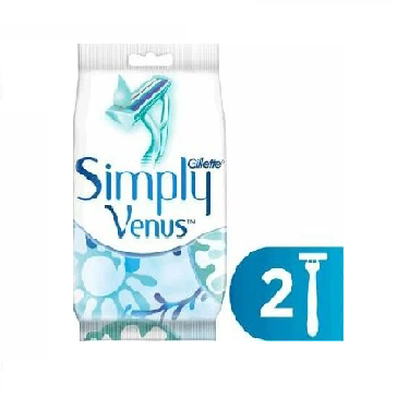 SIMPLY VENUS 2 Бритвы одноразовые для женщин 2шт