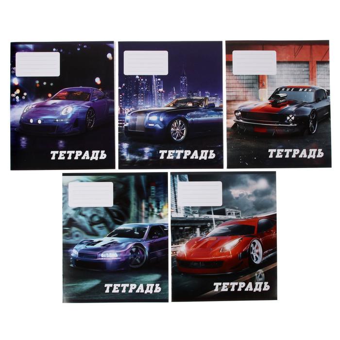 Тетрадь 24л лин Street racing, обл мел карт, ВД лак, бл офс, 5вид МИКС 4845885