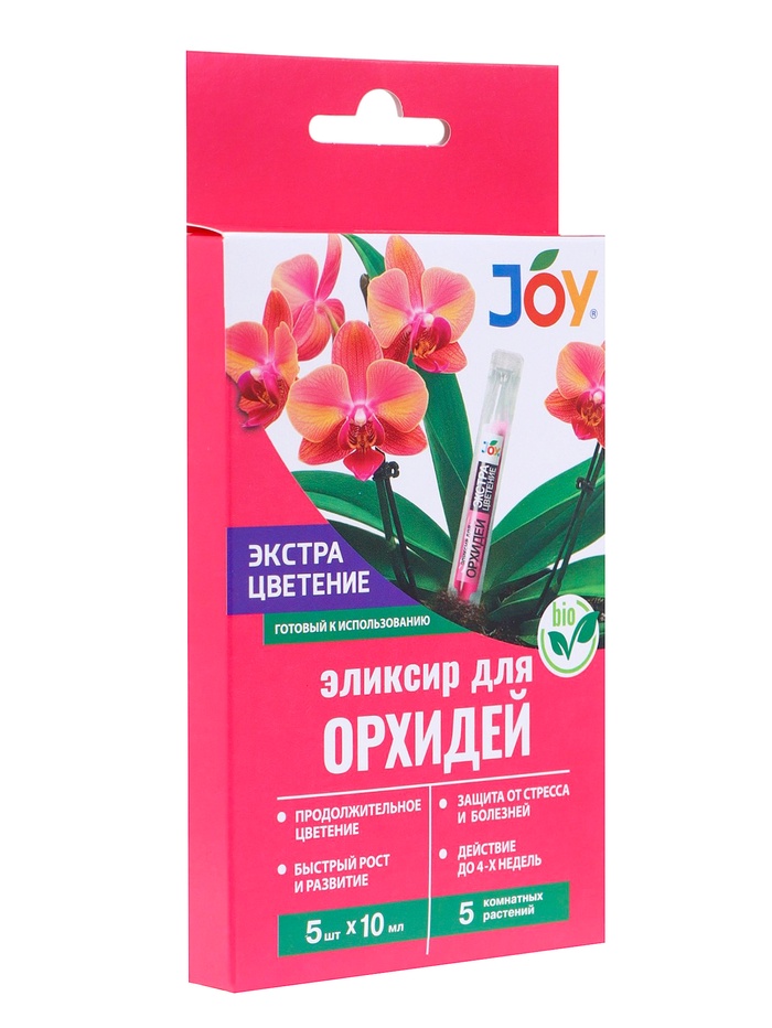 Эликсир для орхидей JOY  Экстра цветение ампула, 10 мл х 5 шт 10622947