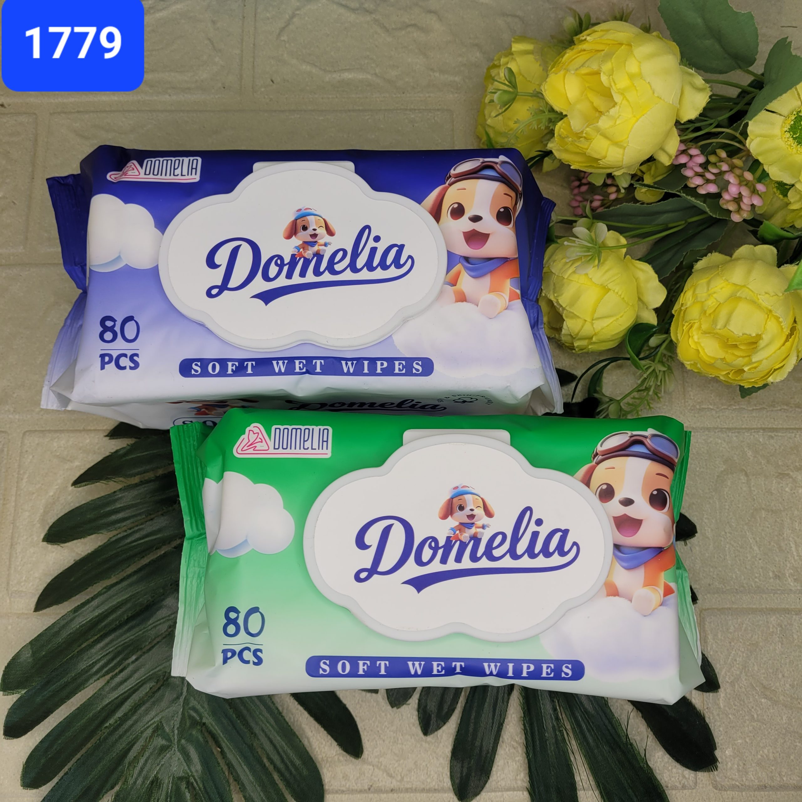Салфетки влажные Domelia 80 шт. Арт. DM1779