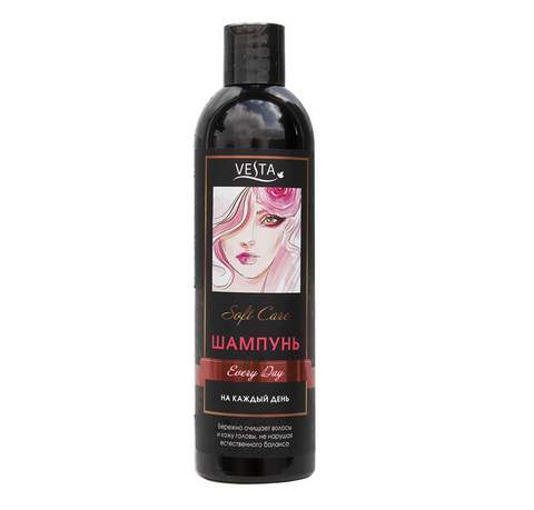 Шампунь Веста Soft Care 500мл Every day (на каждый день) 1/18