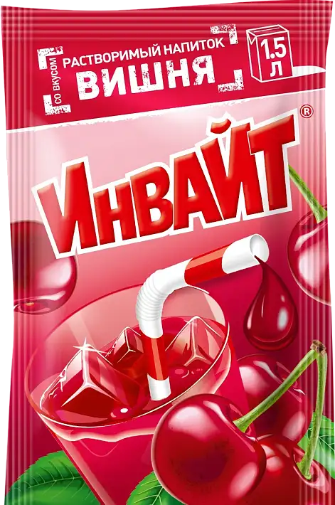 Растворимый напиток ИНВАЙТ Вишня 12г 11068693