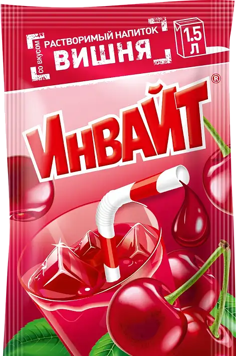 Растворимый напиток ИНВАЙТ Вишня 12г 11068693