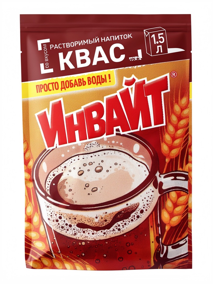 Растворимый напиток ИНВАЙТ Квас 12г 11068695