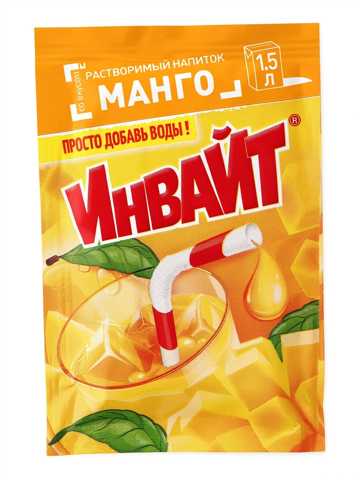 Растворимый напиток ИНВАЙТ Манго 12г 11068703