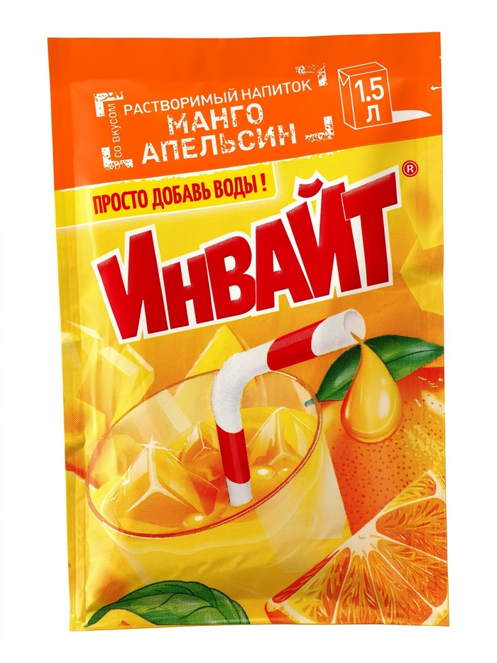Растворимый напиток ИНВАЙТ Манго-Апельсин 12г 11068704