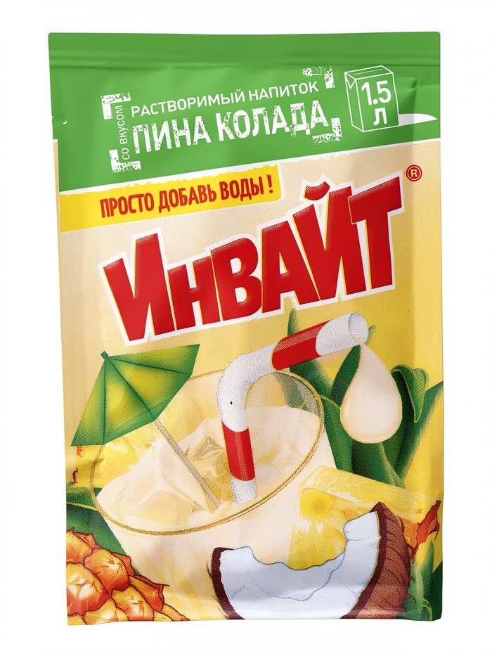 Растворимый напиток ИНВАЙТ Пина Колада 12г 11068707