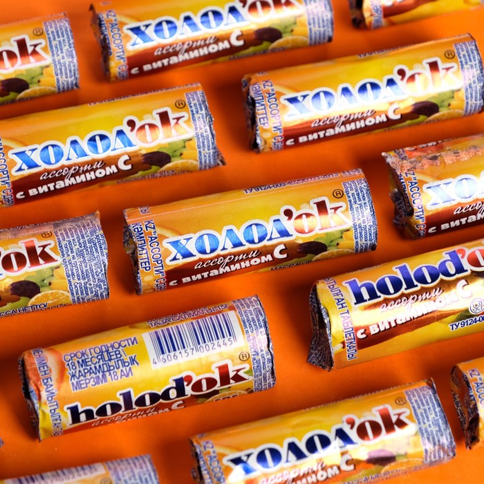 Конфеты таблетированные "Холодок" в стике со вкусом мультифрукт с витамином С, 15г 4499581