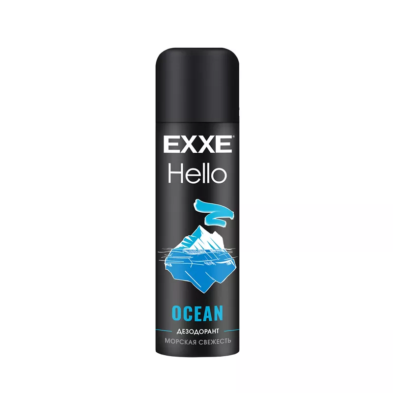 Мужской дезодорант спрей Hello OCEAN 150мл EXXE  1/12 8157