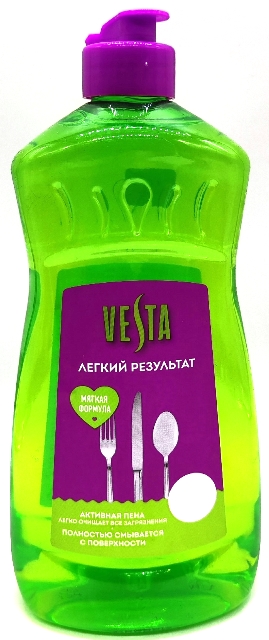 Моющее ср-во 500 мл концентированое Vesta легкий результат 1/21