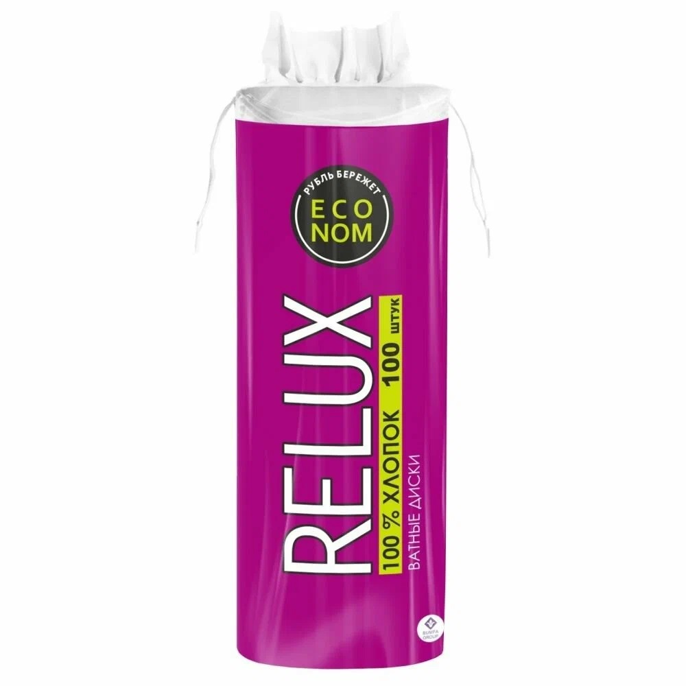 RELUX 100 шт Ватные диски 1/24 1202