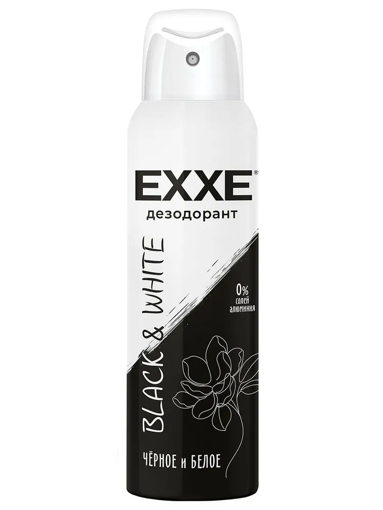 EXXE Дезодорант спрей 150мл Черное и белое Black & White/6