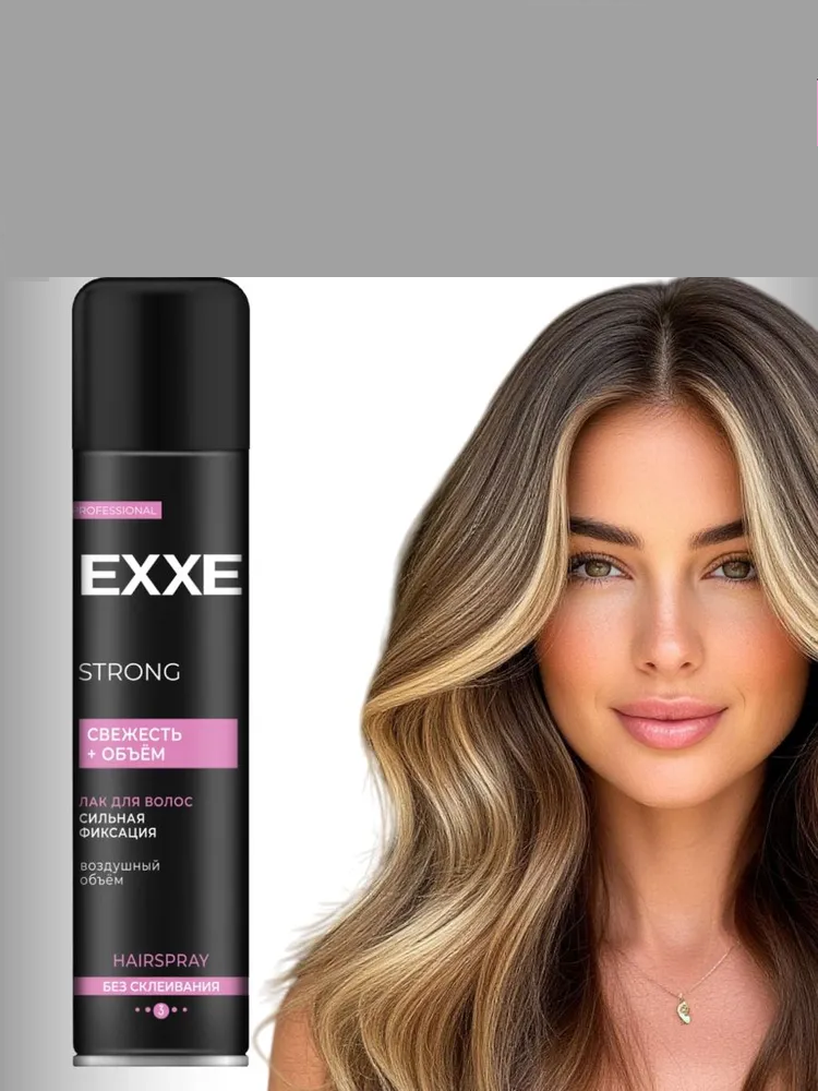 EXXE Лак д/волос 300мл STRONG сильная фиксация/12