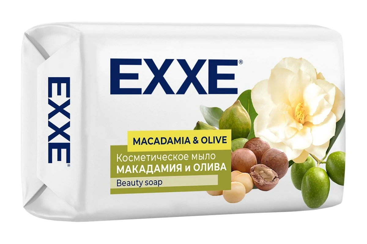 EXXE Мыло косметическое 90г Макадамия/олива