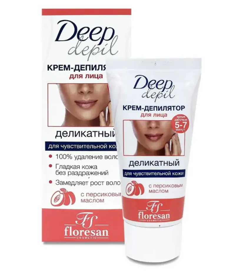Флоресан Ф-126 Deep depi Крем-депилятор д/лица 50мл Деликатный/12