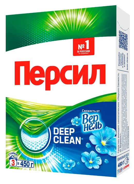 Персил Порошок автомат 450г Свежесть Вернеля для белого/24