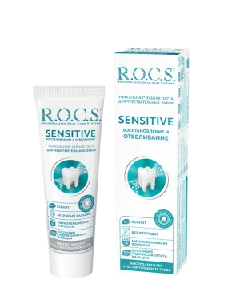 З/паста R.O.C.S 94 г SENSITIVE Восстановление и Отбеливание