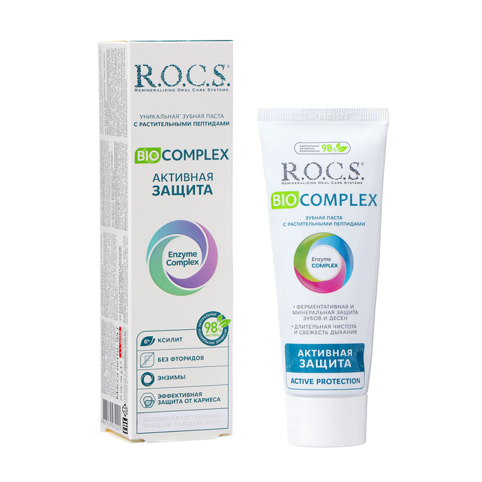 З/паста R.O.C.S 94 г Biocomplex Активная защита