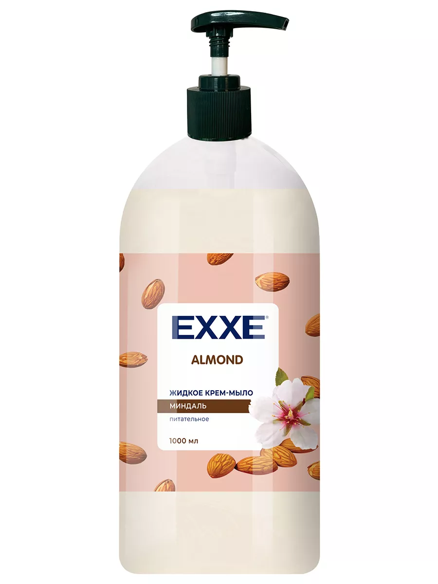 EXXE Крем-мыло жидкое,миндаль 1000мл. Арт. 4370