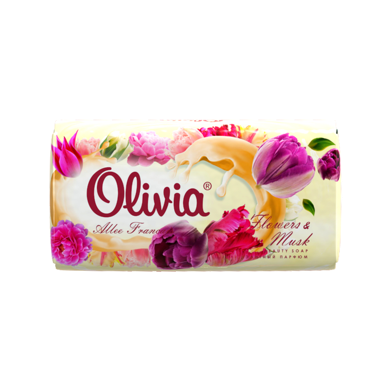 Туалет. мыло тв. «Olivia Allee Francais»  90г Мальва