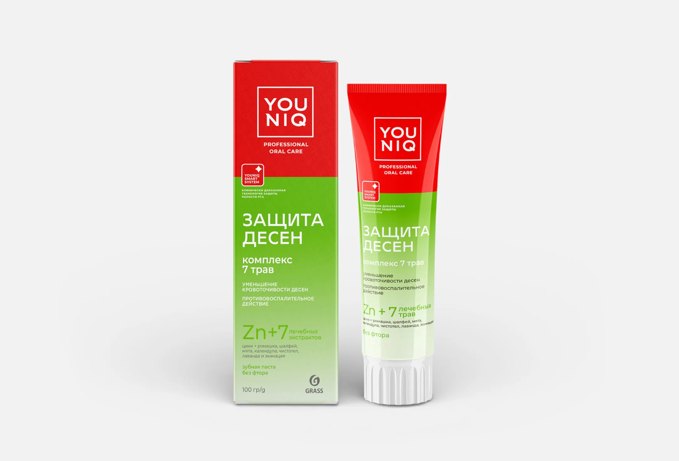 GraSS Зубная паста YOUNIQ® Защита десен, 100 гр