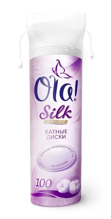 Ватные диски OLA! SILK SENSE 100шт.