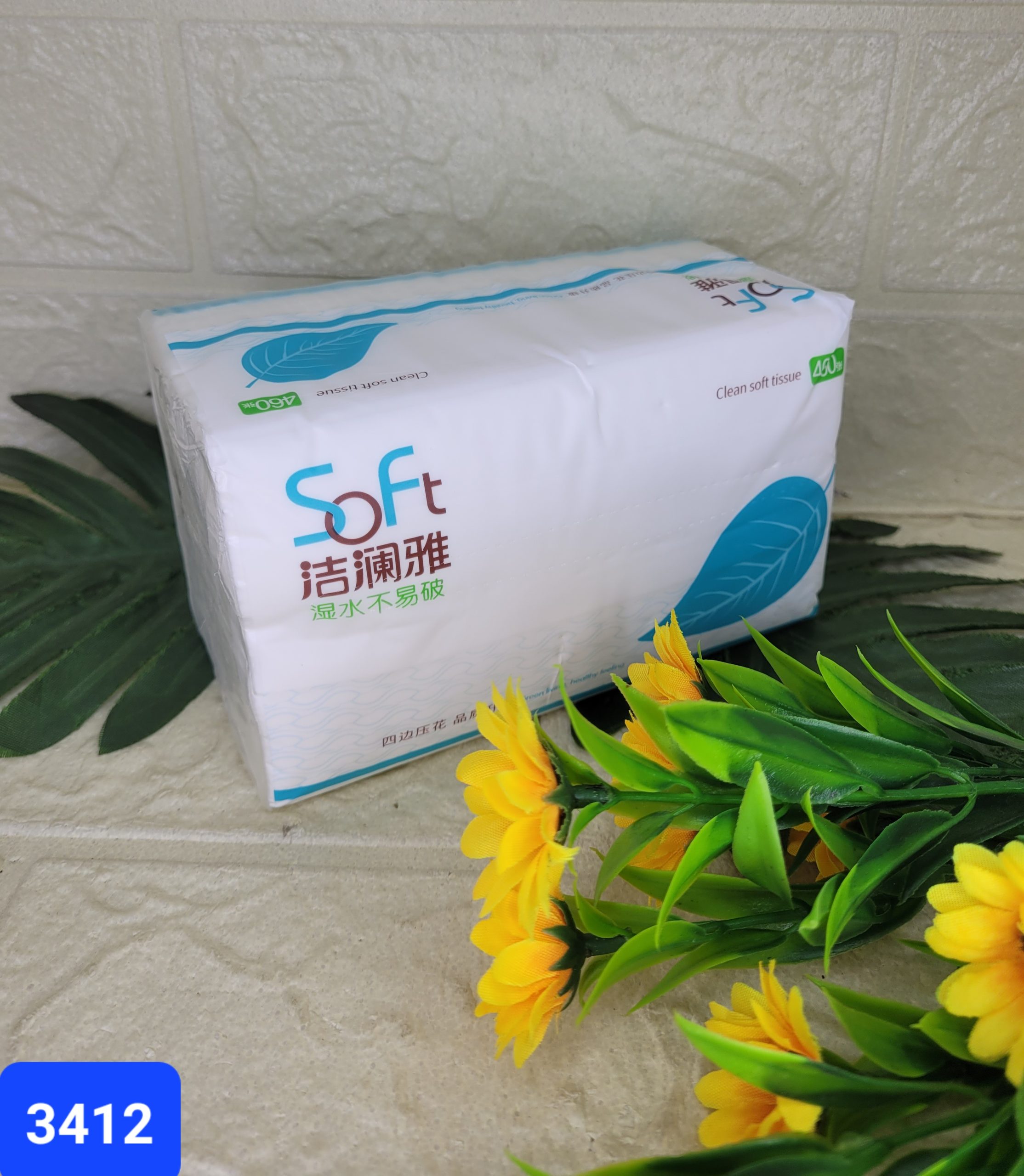 Салфетки бумажные Soft 460л. Арт. J-3412