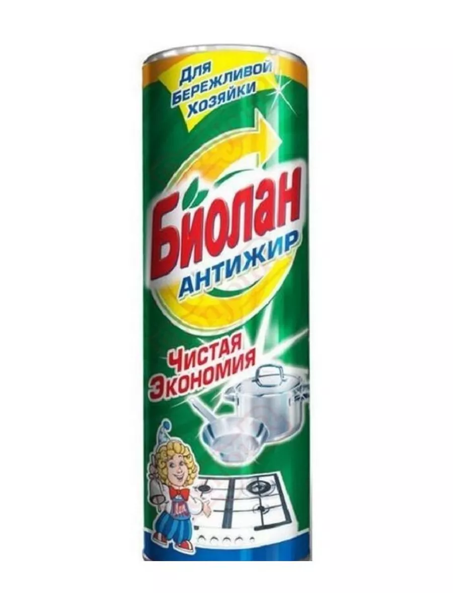 Чистящее средство Биолан Антижир 400гр /Казань 1/24 30-6