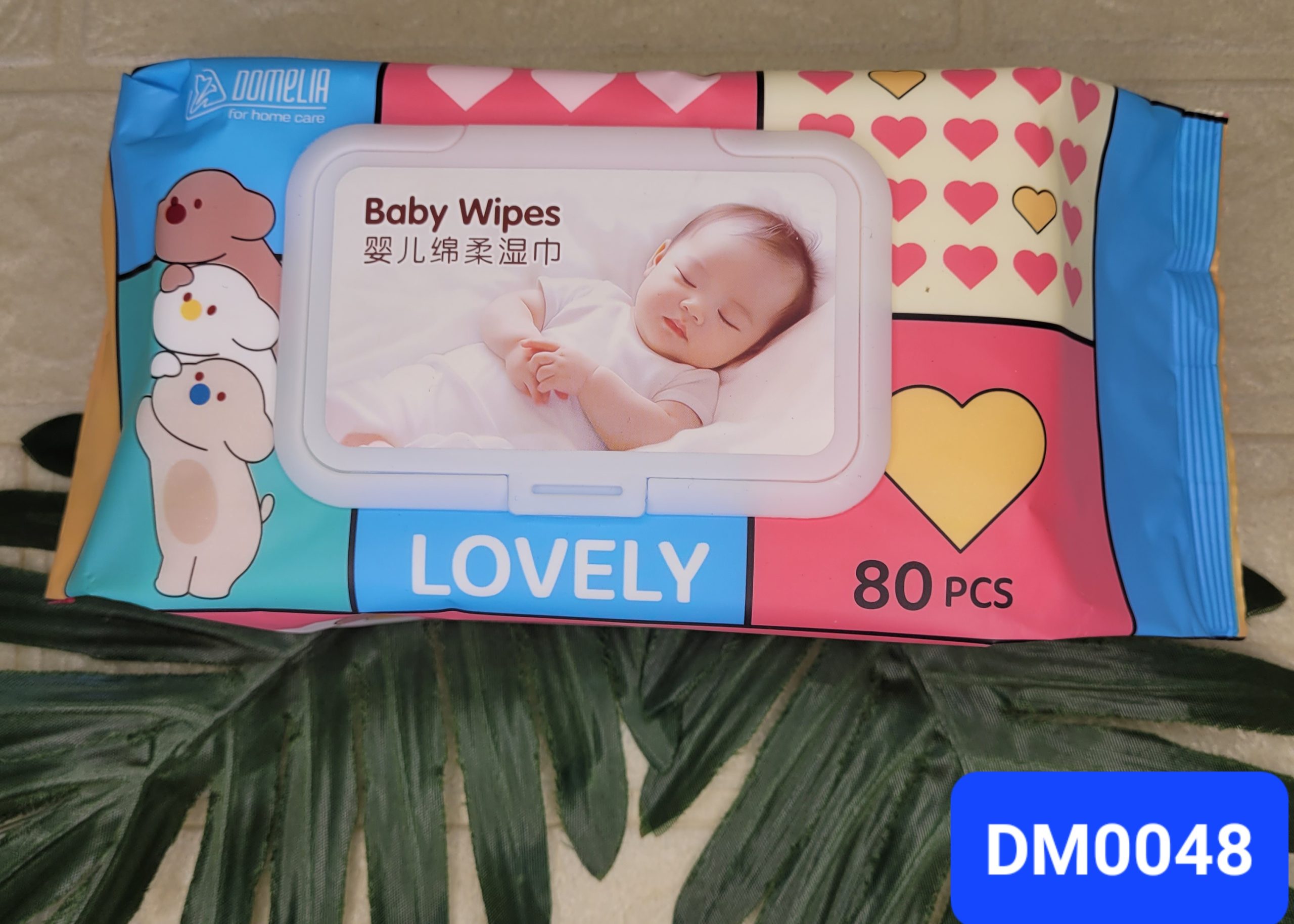 Салфетки влажные DOMELIA  80 шт. Арт. DM0048