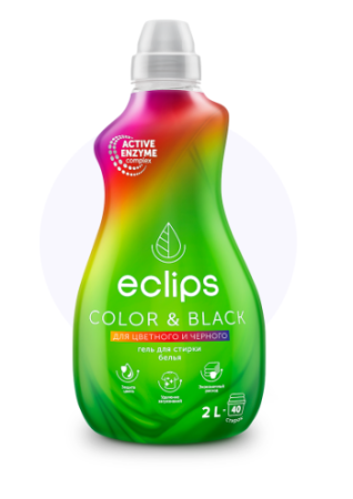 Eclips Гель д/стирки 2л Bright Color & Black