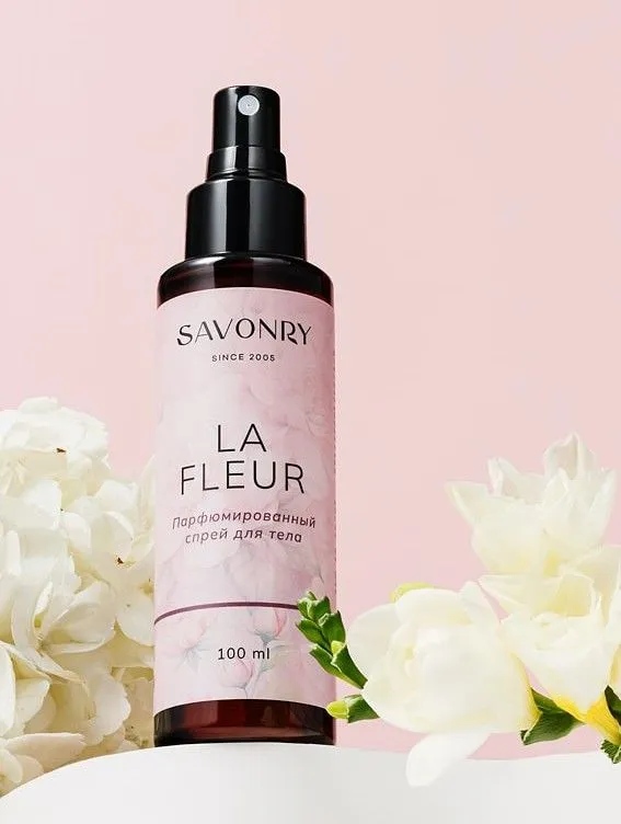 Savonry Спрей парфюмированный д/тела 100мл La fleur/24