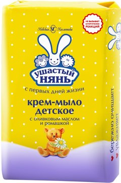 Крем-мыло дет. Ушастый нянь  90г с экс. ромашки