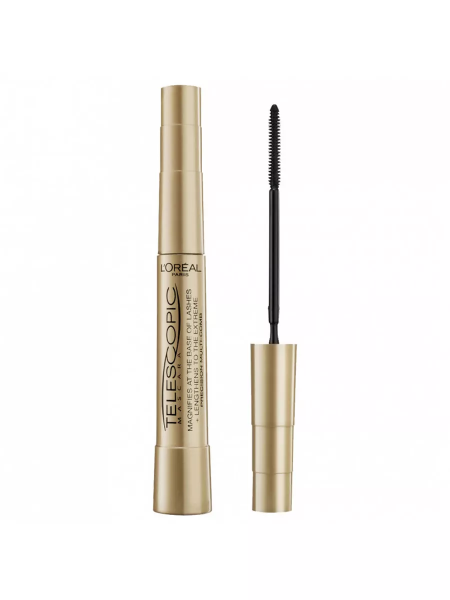 L’Oreal Тушь д/ресниц Telescopic 8мл (черная) (золот.тюб)/3