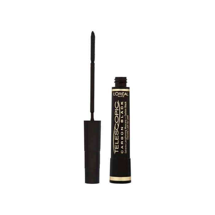 L'Oreal Тушь д/ресниц Telescopic Carbon Black 8мл (экстра черная) (черн.тюб)/3