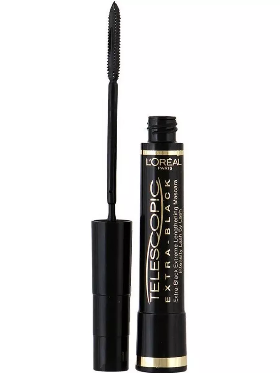 L’Oreal Тушь д/ресниц Telescopic Carbon Black 8мл (экстра черная) (черн.тюб)/3