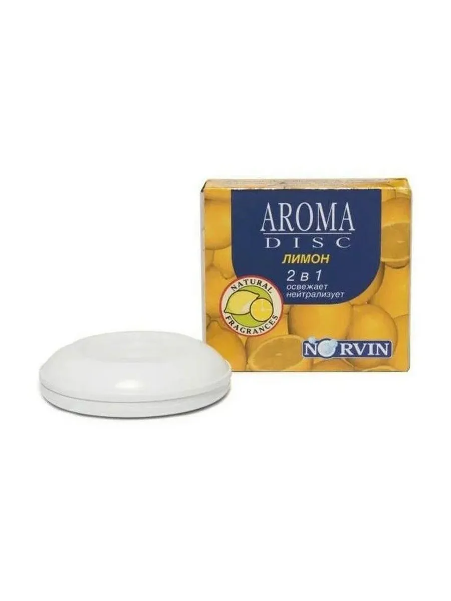 Dr.Norvin Освежитель воздуха дисковый Aroma disk 1шт Лимон/12