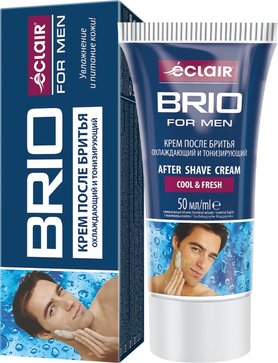 BRIO MEN Крем п/бритья 50мл охлаждающий и тонизирующий/24