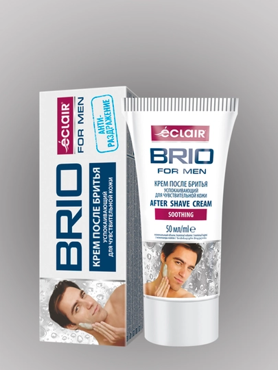 BRIO MEN Крем п/бритья 50мл успокаивающий д/чувствительной кожи/24