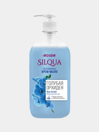 SILQUA Жидкое крем-мыло 830мл Голубая Орхидея/8