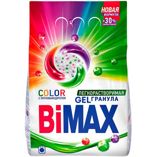 Стир. порошок BiMax 1800 г Авт. Color пятновыводитель