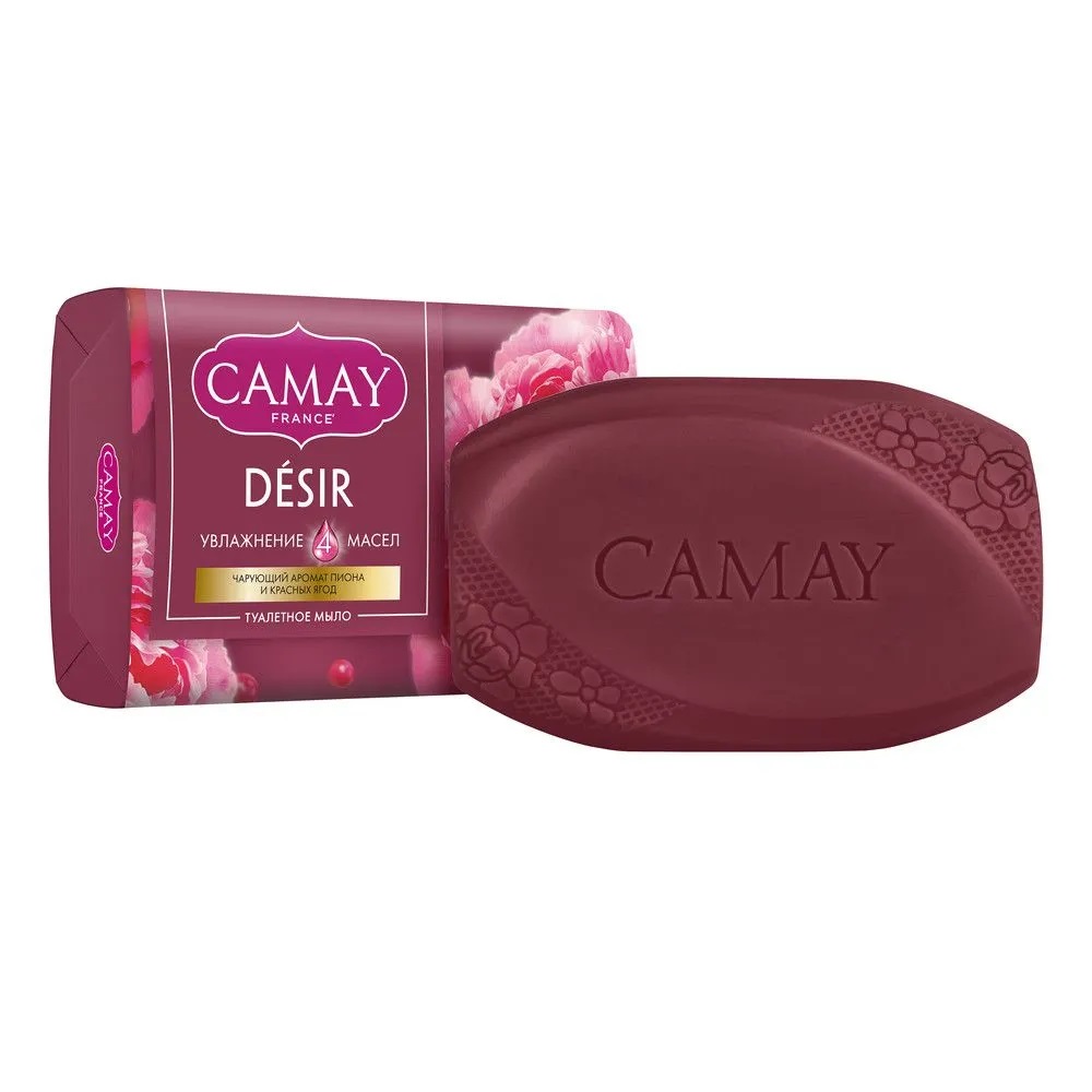 CAMAY Мыло 85г Пион и красные ягоды/48