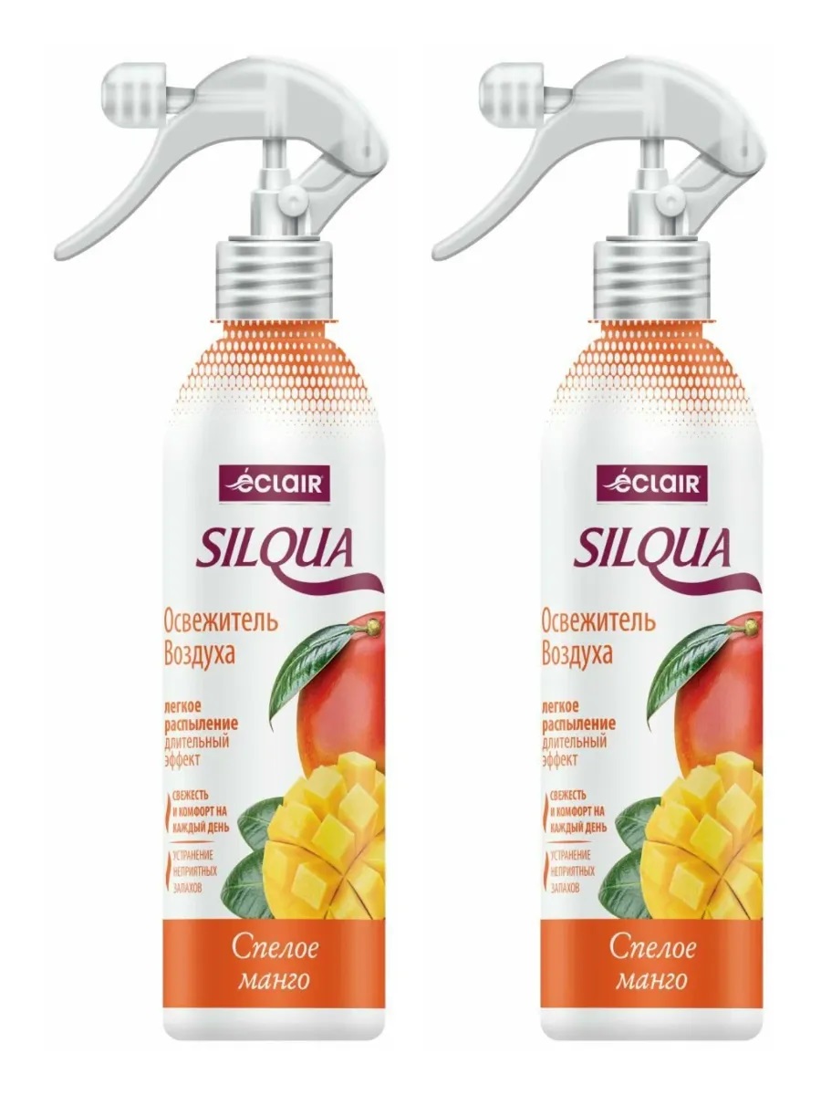 SILQUA Освежитель воздуха 400мл СПЕЛОЕ МАНГО