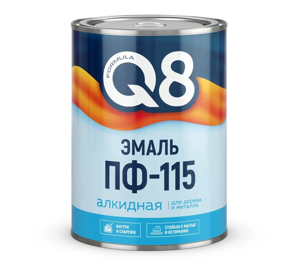 Эмаль ПФ-115 черная 0,4кг Formula Q8 (28) Престиж