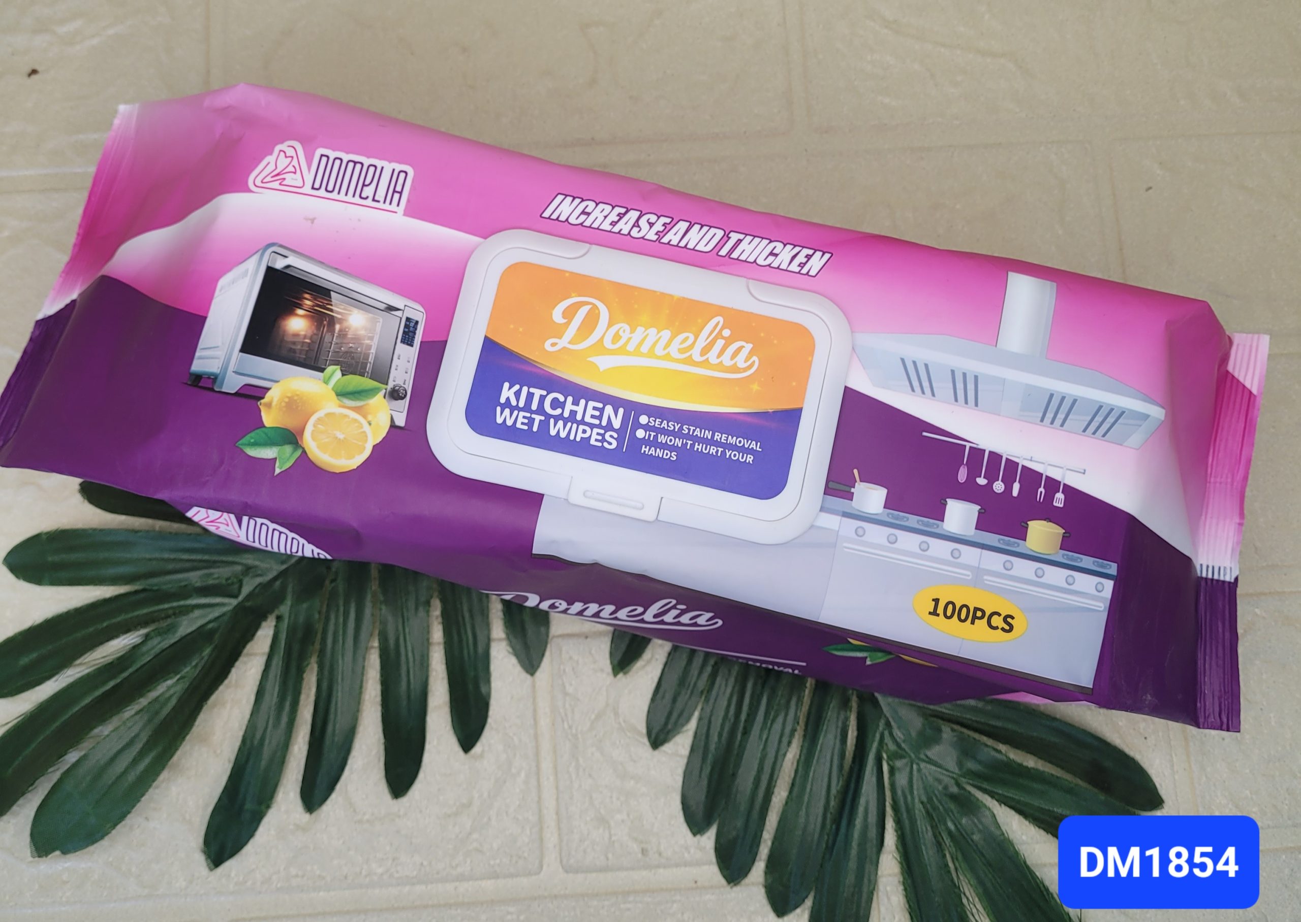 Салфетки влажные для кухни Domelia 100 шт. Арт. DM1854