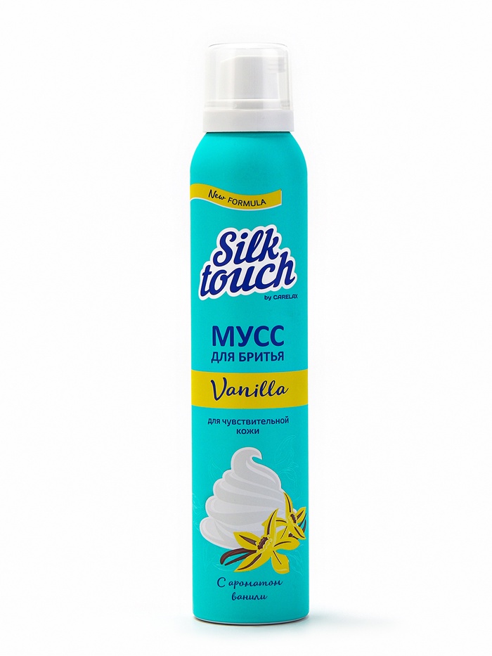 Мусс для бритья Carelax Silk Touch женский, ваниль, 200 мл 10856793
