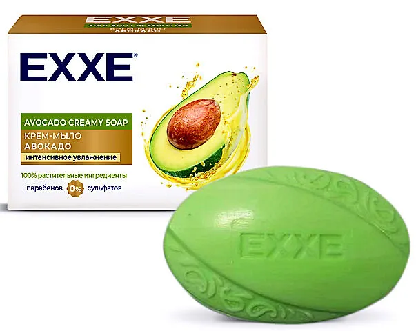EXXE Мыло-крем косметическое 90г Авокадо