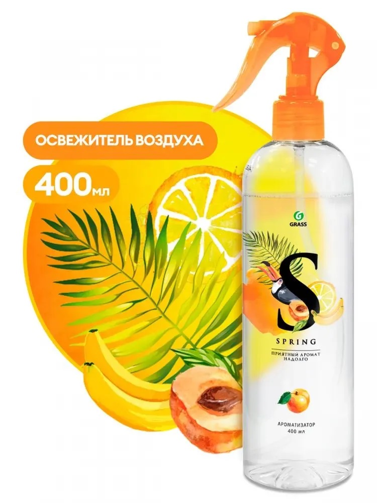 GraSS Жидкий освежитель воздуха Spring (флакон 400 мл)
