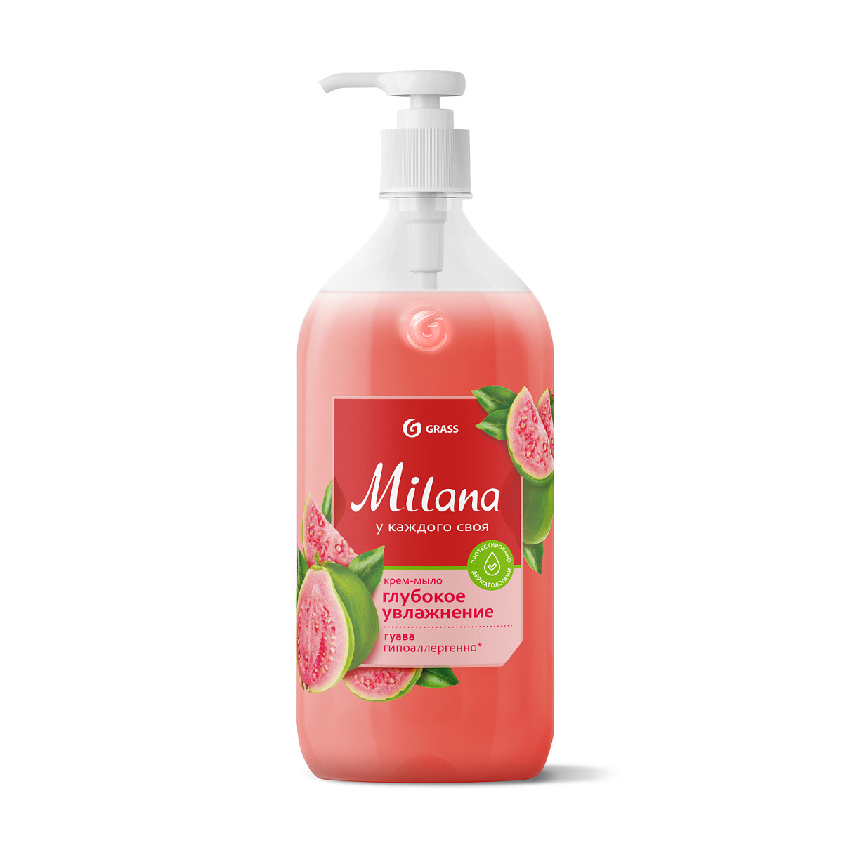 GraSS Жидкое крем-мыло "Milana" гуава 1000 мл
