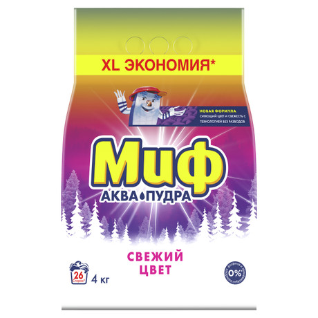 МИФ Авт 3в1 СМС порошк. Cвежий цвет 4кг