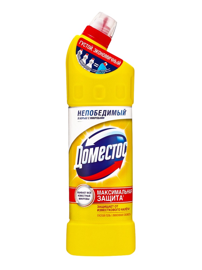 Чист.ср-во Domestos 1л Универс. Лимонная Свежесть 24 часа